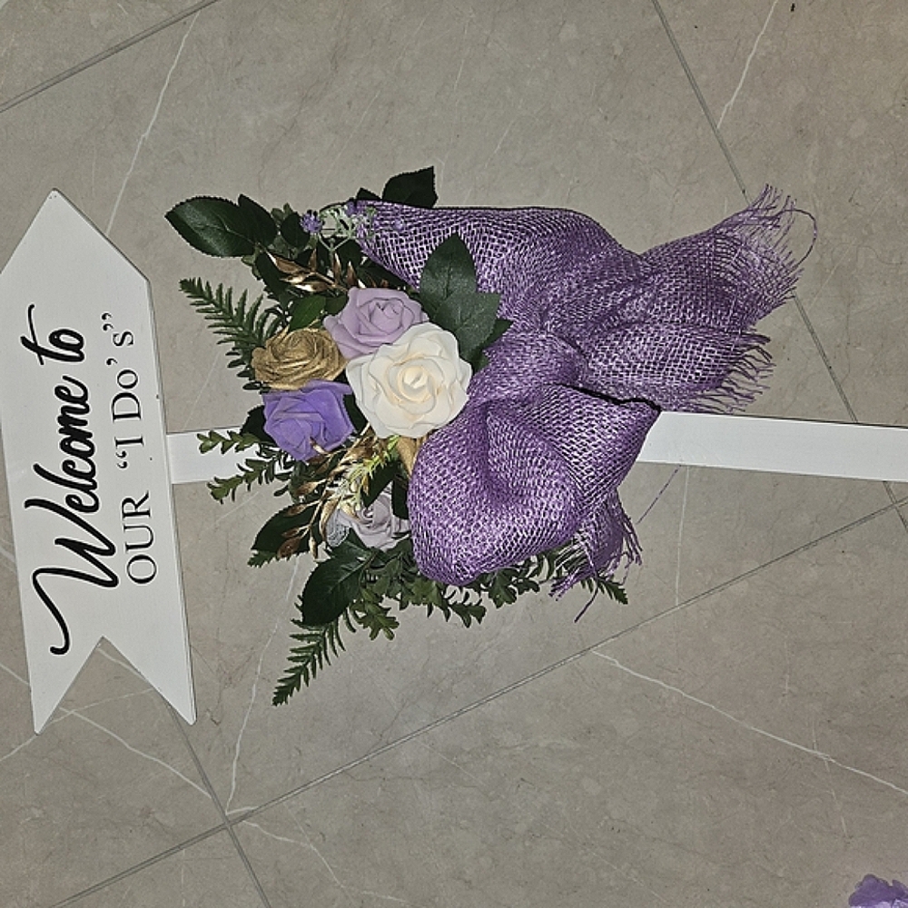 Purple Wedding Bundle Decor Fabrics